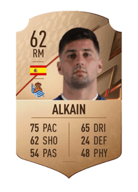 Alkain Rare 62 OVR