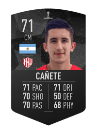 Ezequiel Cañete CONMEBOL SUDAMERICANA 71 OVR