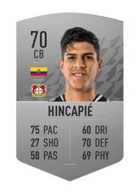 Piero Hincapié Common 70 OVR