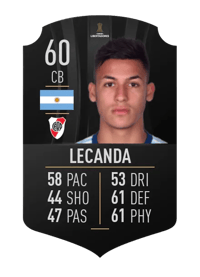 Tomás Lecanda CONMEBOL LIBERTADORES 60 OVR