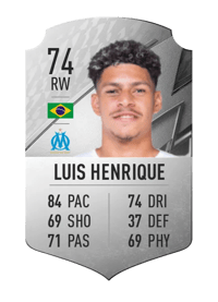Luis Henrique Rare 74 OVR