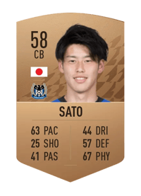 Yota Sato Common 58 OVR