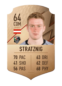 Kai Lukas Stratznig Rare 64 OVR