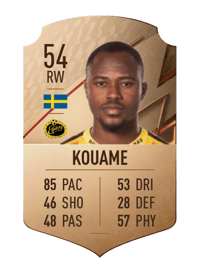 Prince Isaac Kouame Rare 54 OVR
