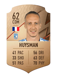 Jérémy Huysman Rare 62 OVR