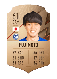 Kazuki Fujimoto Rare 61 OVR