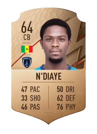 Youssoupha N'Diaye Rare 64 OVR