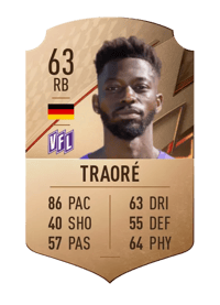 Omar Haktab Traoré Rare 63 OVR