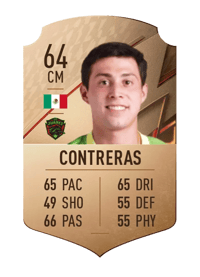 Francisco Contreras Rare 64 OVR