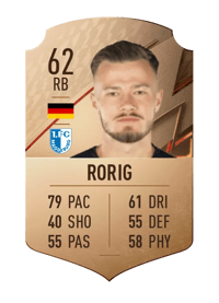 Henry Rorig Rare 62 OVR