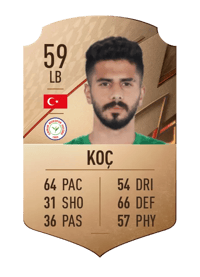 Alberk Koç Rare 59 OVR
