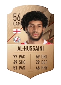 Zaid Al-Hussaini Rare 56 OVR