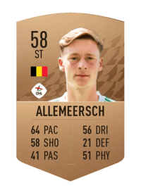 Arthur Allemeersch Common 58 OVR