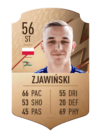 Łukasz Zjawiński Rare 56 OVR