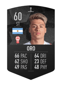 Pablo Oro CONMEBOL SUDAMERICANA 60 OVR