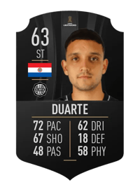 Diego Duarte CONMEBOL LIBERTADORES 63 OVR