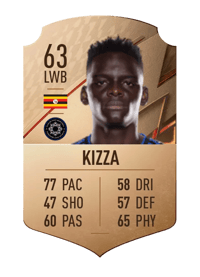 Mustafa Kizza Rare 63 OVR