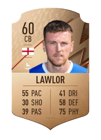 Jake Lawlor Rare 60 OVR