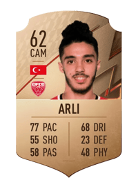 Amir Arli Rare 62 OVR