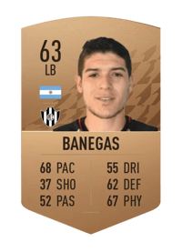 Nahuel Banegas Common 63 OVR