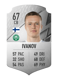 Robert Ivanov Rare 67 OVR