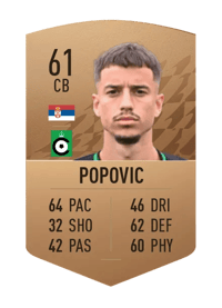 Boris Popovic Common 61 OVR