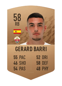 Gerard Barri Common 58 OVR