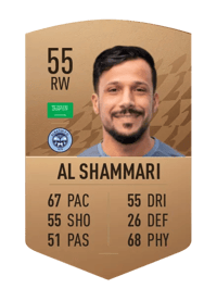 Fahad Al Shammari Common 55 OVR