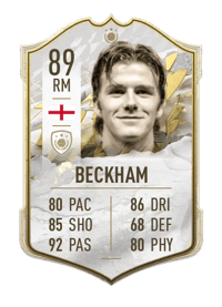 David Beckham Icon 89 OVR