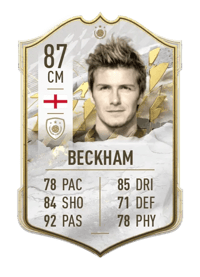David Beckham Icon 87 OVR