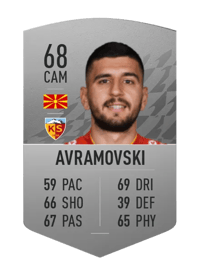Daniel Avramovski Common 68 OVR