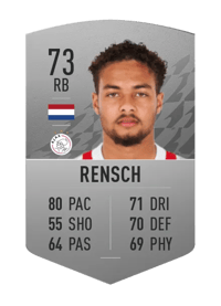 Devyne Rensch Common 73 OVR