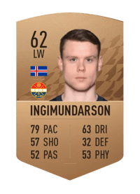 Valdimar Þór Ingimundarson Common 62 OVR