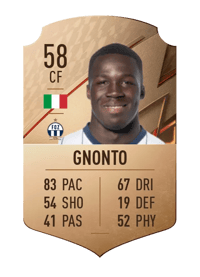 Wilfried Gnonto Rare 58 OVR