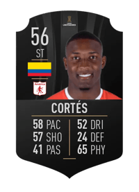 Carlos Cortés CONMEBOL LIBERTADORES 56 OVR
