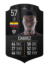 Jhoanner Chávez CONMEBOL LIBERTADORES 57 OVR
