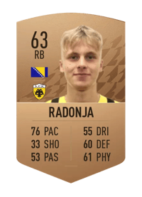 Vedad Radonja Common 63 OVR