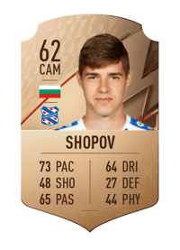Stanislav Shopov Rare 62 OVR