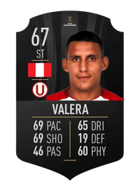 Alex Valera CONMEBOL LIBERTADORES 67 OVR
