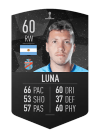 Ramiro Luna CONMEBOL SUDAMERICANA 60 OVR