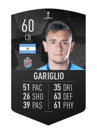 Ignacio Gariglio CONMEBOL SUDAMERICANA 60 OVR
