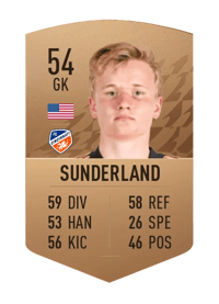 Beckham Sunderland Common 54 OVR