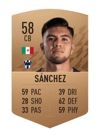 Luis Gustavo Sánchez Common 58 OVR