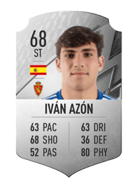 Iván Azón Rare 68 OVR