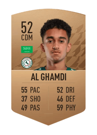 Ahmed Al Ghamdi Common 52 OVR