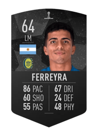 Luciano Ferreyra CONMEBOL SUDAMERICANA 64 OVR