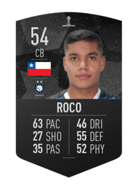 Bastián Roco CONMEBOL SUDAMERICANA 54 OVR