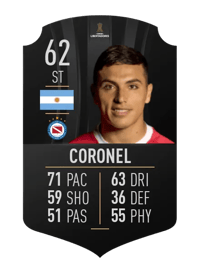 Mateo Agustín Coronel CONMEBOL LIBERTADORES 62 OVR
