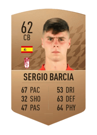 Sergio Barcia Common 62 OVR