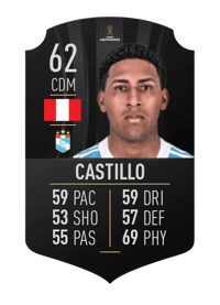 Jesús Castillo CONMEBOL LIBERTADORES 62 OVR